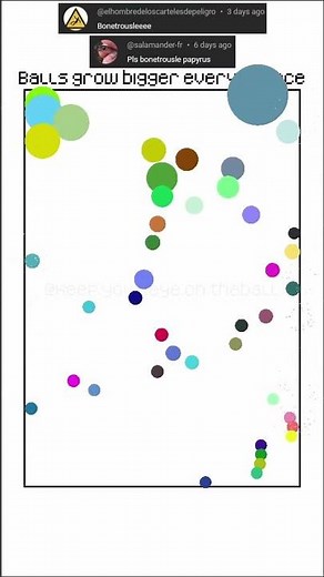 [Undertale Music] Bonetrousle - Toby Fox (Musical Ball Simulation)