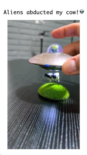 Aliens abducted my cow ! #alien #cow #ufoキャッチャー