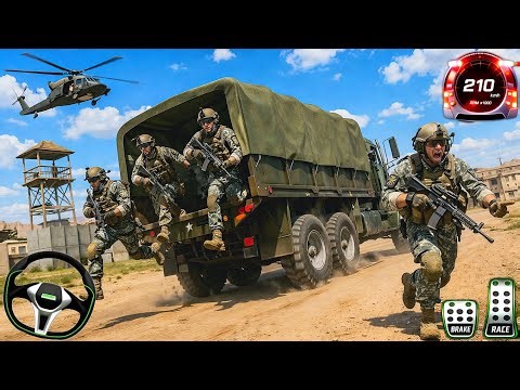 Army Truck Rescue Simulator 3D - Military Tank and Helicopter War - Android GamePlay
