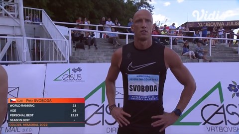 Full Match | Lari Gawang 110m | Putra | World Athletics Continental Tour: Bronze Prague 2022