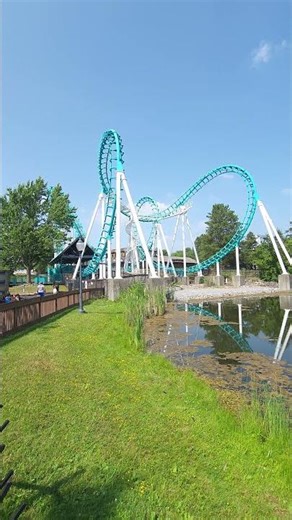 Back and Forth and Back Again. Riding the Boomerang at Six Flags Darien Lake.