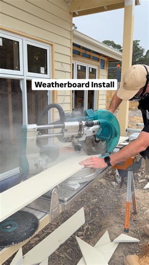 Weatherboard installation 🤙 | Sammy Aitken