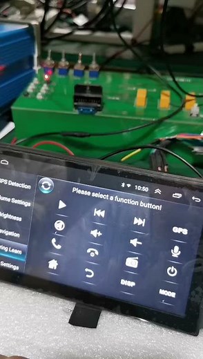 LEHX 7 inch Android radio steering wheel control learning
