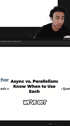 Coder Trader on Instagram: "I/O bound vs CPU-bound tasks explained. Async programming or parallelism? This video breaks it down simply. #AsyncProgramming #CPUBound #IOBound #Parallelism #CoderTrader #TechExplained"