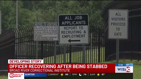 Inmate stabs officer in the head at Broad River Correctional, SCDC says