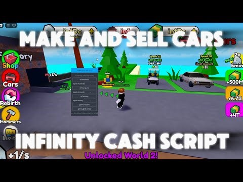 Make and sell cars infinity cash SCRIPT works on mobile and pc 2024 PASTEBIN