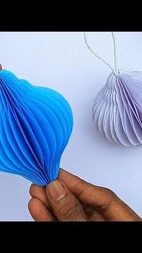 DIY Honeycomb Christmas Ornaments 🌲🌳 Homemade Xmas 2025 ❄🎄 Handmade Christmas Decoration Ideas
