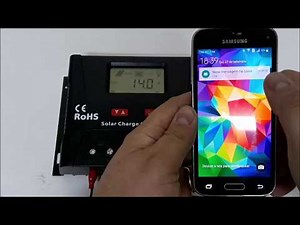 Controlador de Carga 60A PWM SR-HP2460B 12V/24V Bluetooth