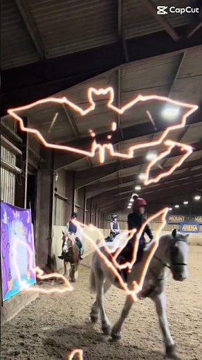 HAUNTED HORSE RIDE 👻🦇 | Halloween at the Stables 🎃