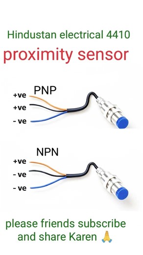 proximity sensor PNP and NPN details#wiringdiagram#youtubeshort#electrician#automation#wiringdiagram