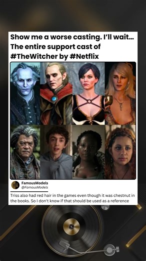 Show me a worse casting. l'Il wait.. The entire support cast of The Witcher by Netflix