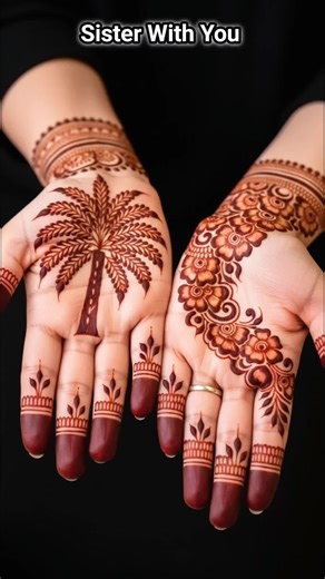 Arab Mehndi | Simple Design #arabm #mehndi #simplemehndi #design #ai