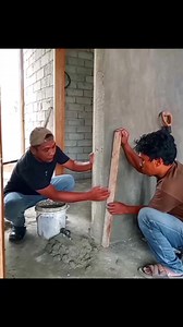 29K views · 204 reactions | The right and the accurate way plastering around a wooden door frame #plastering | Andris Brick Art | Facebook
