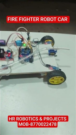 FIRE FIGHTER ROBOT CAR|AUTOMATIC FIRE FIGHTER ROBOT|ENGINEERING PROJECTS