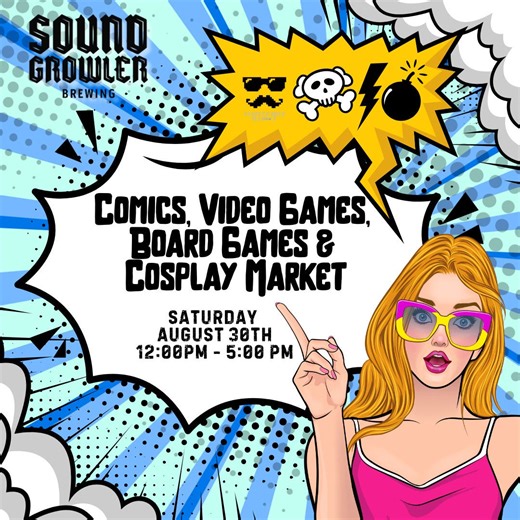 Local Event: Comics, Cosplay, Video Games & Board Games Market 8/30/25