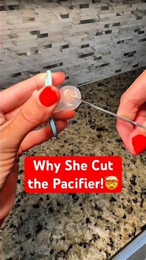Why This Mom Is Cutting Her Baby’s Pacifier