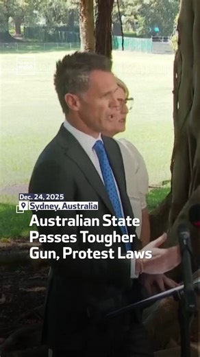 Australia's most populous state passes sweeping new gun and anti-terror rules following the mass shooting on Bondi Beach, tightening firearm ownership, banning public display of terror symbols and strengthening police power to curb protests. #Australia | Al Arabiya English