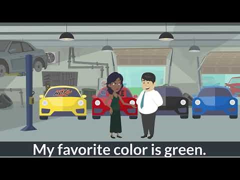LEARN ENGLISH WITH CONVERSATION - COLORS