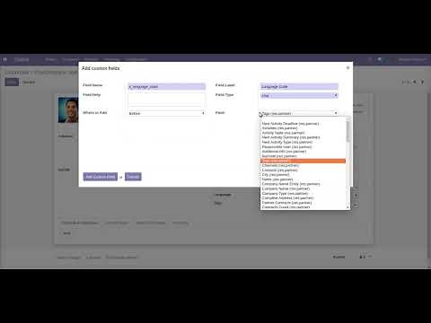 How to Add Custom Field on Partner(Contact/Customer/Supplier) Form | Odoo Apps Features #odoo16