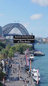19K views · 641 reactions | Next weekend, tune in to the sounds of summer at The Rocks Homegrown Concert Series. We're bringing the music, so all you need to do is BYO and grab your mates to soak it all up. Don't miss out - Saturday 6 and Sunday 7 December! | The Rocks | Facebook