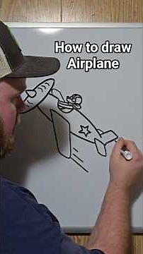 how to draw an airplane