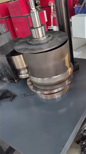 Round tube rolling, bulging, and grooving. #Rolling Machine Yihong Manufacturing