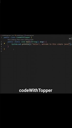 simple Java program with Explanation #programming