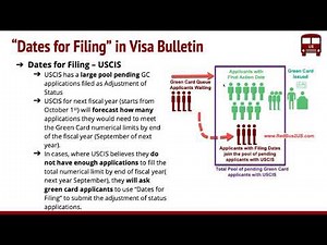 Visa Bulletin - Dates of Filing vs. Final Action Dates Differences ? How do they work ? USCIS, NVC?