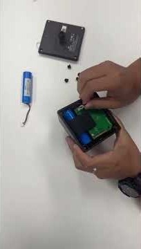 How to replace the battery of your HS002C sensor #drivewayalarm#eMACROS