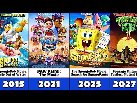 All Nickelodeon Animated Movie Sequels (1998-2027) - Upcoming & Released