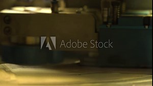 3D printer in a laboratory for prosthesis, close view. Modern technologies in medicine and genetic engineering. Printing process of orthopedic implants․