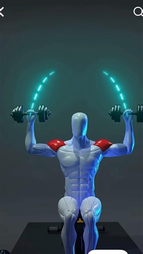 Shoulder workout at gym || Dumbbell workout for 3D shoulder || #shorts #gym #viral #gymworkout #gym