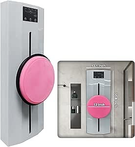 Wall Mounted Electric Back Scrubber for Shower, Smart Wall Mounted Back Bath Brush, Hands-Free Back Rub with 360° Fully Automatic Rotation Wash Pad. 12 Inch Replaceable Brush Head