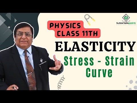 Class 11th – Stress - Strain Curve | Elasticity | Tutorials Point