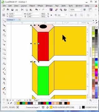 Infographic Pencil Design Aasaan Tarike Se | CorelDRAW