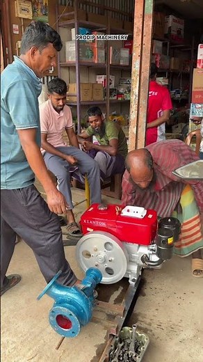 XIANTON DIESEL ENGINE R175A could not start the first time. #prodipmachinery #dieselengine