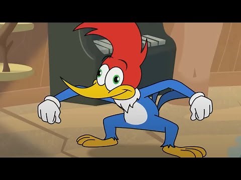 Woody goes wild like a bird | Woody Woodpecker