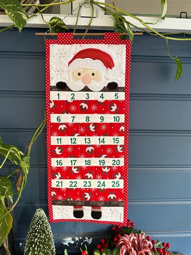 Advent Calendar-christmas,santa, Christmas Pudding,countdown, Sparkly Hat Glitter Hat! - Etsy Australia