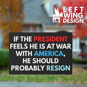 Anti Trump Yard Sign War Against America Christian Nationalists Anti Republican MAGA Protest Sign FDT - Etsy