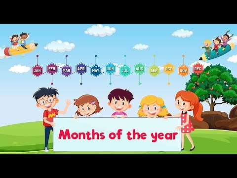 LEARN the 12 MONTHS of the YEAR with Fun Animations!