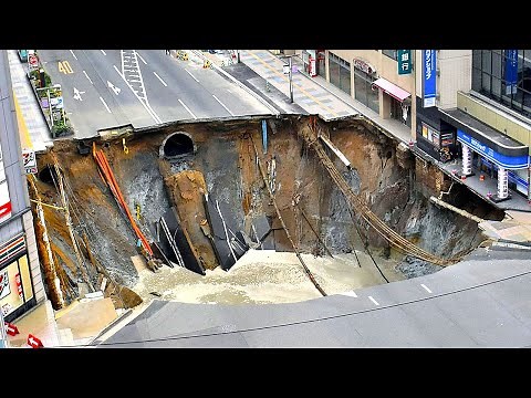 5 Monster Sinkholes Caught On Camera