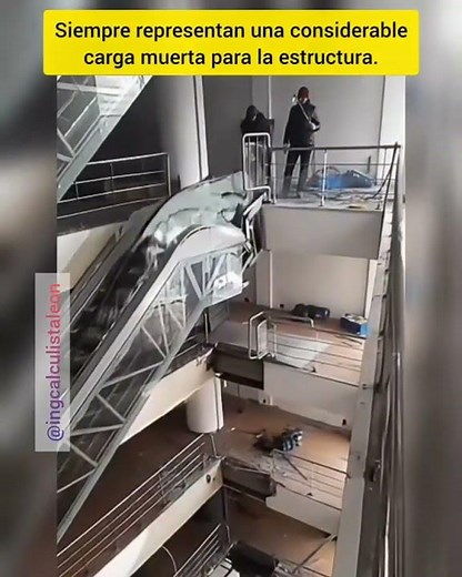 ESCALERAS MECÁNICAS / ELÉCTRICAS #arquitectura #estructuras #ingenieriaestructural