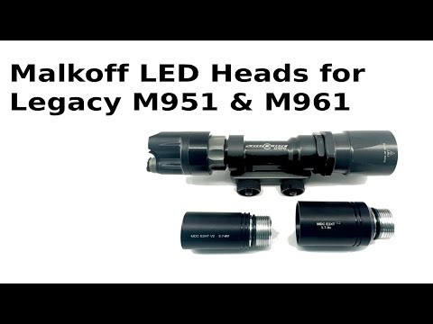 Surefire M951 & M961 - Malkoff LED Conversion Heads