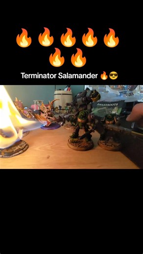 my salamanders #warhammer40k #miniaturepainter #tabletop #salamanders #wh40k #spacemarines