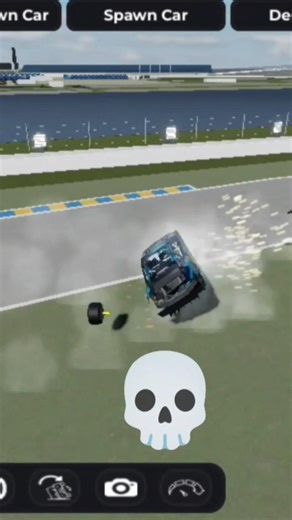 Roblox insane car crash #roblox #amazing #gaming #memes #phonk #67 #car #edit #brainrot #crash