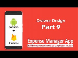 Expense Manager App - Part 9 | Drawer Design