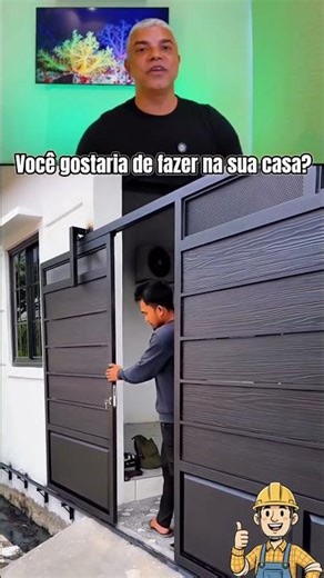 What did you think of this gate? Leave your opinion! #tips #gate #creativeideas #architecture #co...