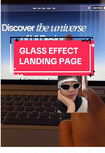 Create a Stunning Glass Effect Landing Page in Figma
