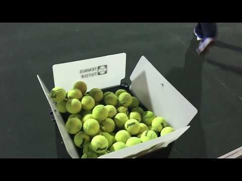 Tennis Tutor Player Plus Ball Machine Hands on Review-Partner to play?
