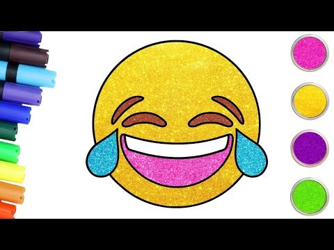 How To Draw A Laughing Emoji Easily🎨😂 | LOL Emoji Drawing | Chiki Art Hindi